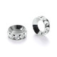 Rhinestone Flower Silver Diamante